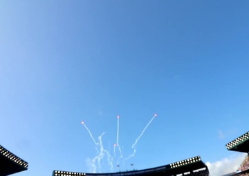 Hawaiian Raptors flyover Aloha Stadium