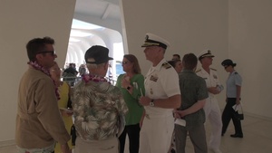 USS Arizona Memorial Dock Dedication and Blessing