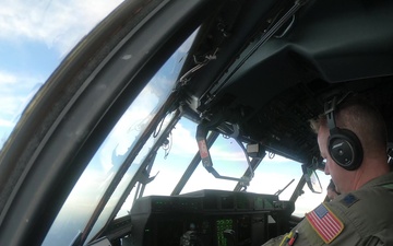 U.S. Air Force Reserve Hurricane Hunters fly through Hurricane Dorian