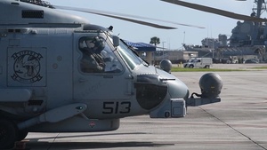 Helicopter Maritime Strike Squadron 48 Prepare to Depart Ahead of Hurricane Dorian