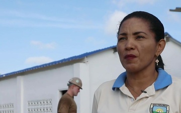 U.S. Navy Builds School for Indigenous Colombians