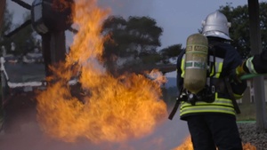 435th CTS Hosts Joint Firefighter Training with NATO Allies and Partners
