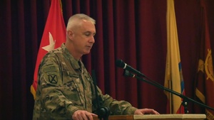184th Sustainment Command TOA Ceremony Broll