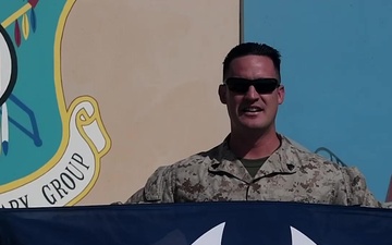 Sgt Matthew Giraldes (USMC) New York Yankees Shout Out