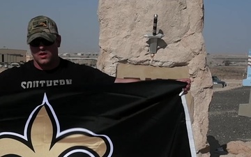 SSgt Chad Penny New Orleans Saints Shout Outs