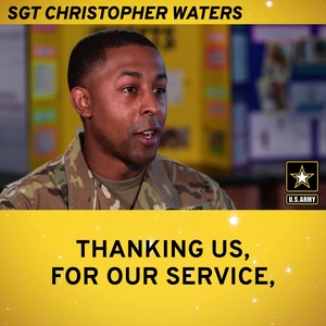 Volunteering: Sgt Christopher Waters