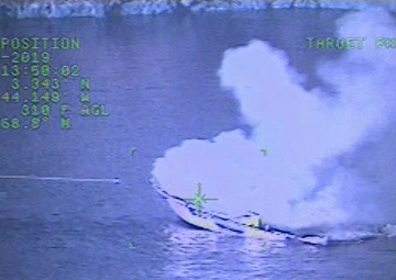 Coast Guard Responds to Conception Boat Fire Near Santa Cruz Island