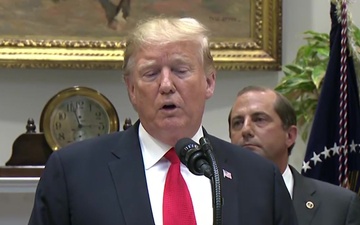 President Trump Participates in the Announcement of State Opioid Response Grants