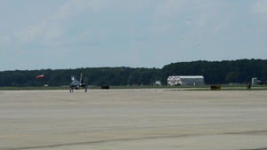 Joint Base Langley Eustis evacuates F-22 Raptors