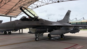 Swamp Fox F-16s evacuate ahead of Hurricane Dorian