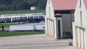 FEMA trucks at Maxwell