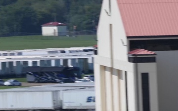 FEMA trucks at Maxwell