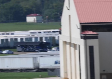 FEMA trucks at Maxwell