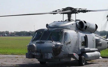 Navy MH-60R Helicopters from Naval Air Station Jacksonville and Naval Station Mayport Return Home After Evacuating to Maxwell AFB in advance of Hurricane Dorian