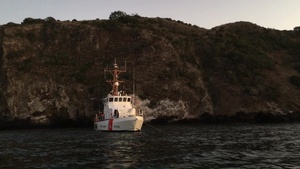 MV Conception salvage barge arrives