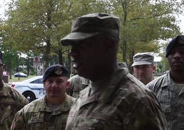 Chief Master Sergeant of the Air Force Kaleth O. Wright visits Joint Base MDL