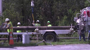 Hurricane Dorian: Power Line Replacement