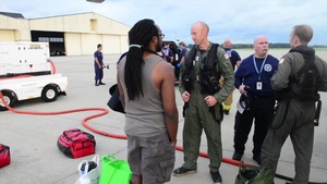 B-roll of medevac in Elizabeth City after Hurricane Dorian