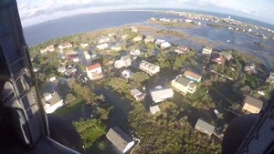 Coast Guard aircrew assesses North Carolina flooding from Hurricane Dorian