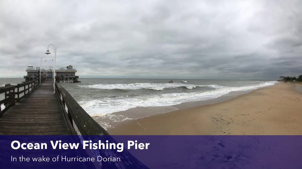 DVIDS - Video - Ocean View Fishing Pier in the Wake of Hurricane