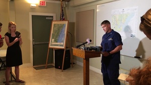 Coast Guard press briefing for disabled cargo vessel in Brunswick