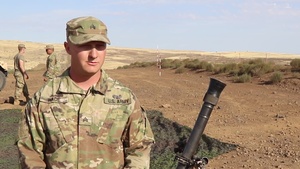 Guardsmen go back to the basics of indirect fire at Rising Thunder