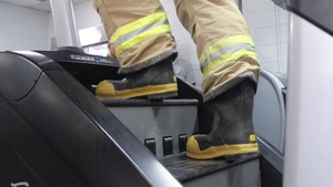 Task Force Spartan Soldier memorializes 9/11 firefighters