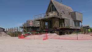 Davis Park Fire Island House Relocation Operation