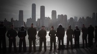 U.S. Marines and Sailors aboard the USS New York (LPD 21) Remember 9/11
