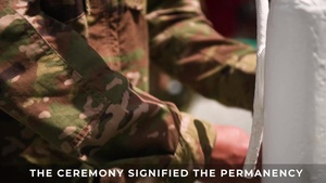 Camp Simba conducts inaugural flag ceremony