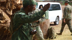 B-Roll: Brazilian, Colombian military leaders provide jungle training to US service members
