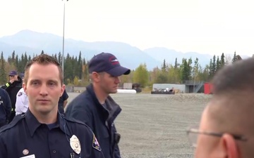 Ted Stevens Anchorage International Airport and JBER Fire Department Conduct Live Fire Training