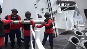 CGC Kimball Tests SRBOC System During Final Sea Trials