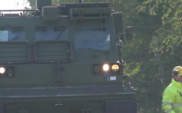 M270 MLRS arrival at Grafenwoehr