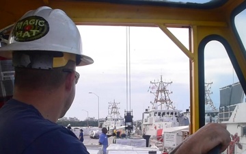 Coast Guard Load Supplies to Bring to Hurricane Dorian Effected Areas