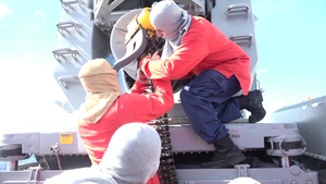 Kimball Crew Loads Close-in Weapon System for Test Firing During Final Sea Trials