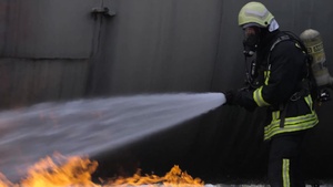 435th CTS Firefighters Train with NATO Allies and Partners (B-Roll)