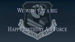 Happy Birthday Air Force from the  145th Airlift Wing