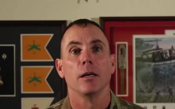 Command Sgt. Maj. Jason Schmidt Gives a 50th Birthday Shout-Out to U.S. Army Operational Test Command