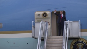 President Trump visits Kirtland AFB