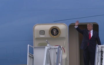 President Trump visits Kirtland AFB