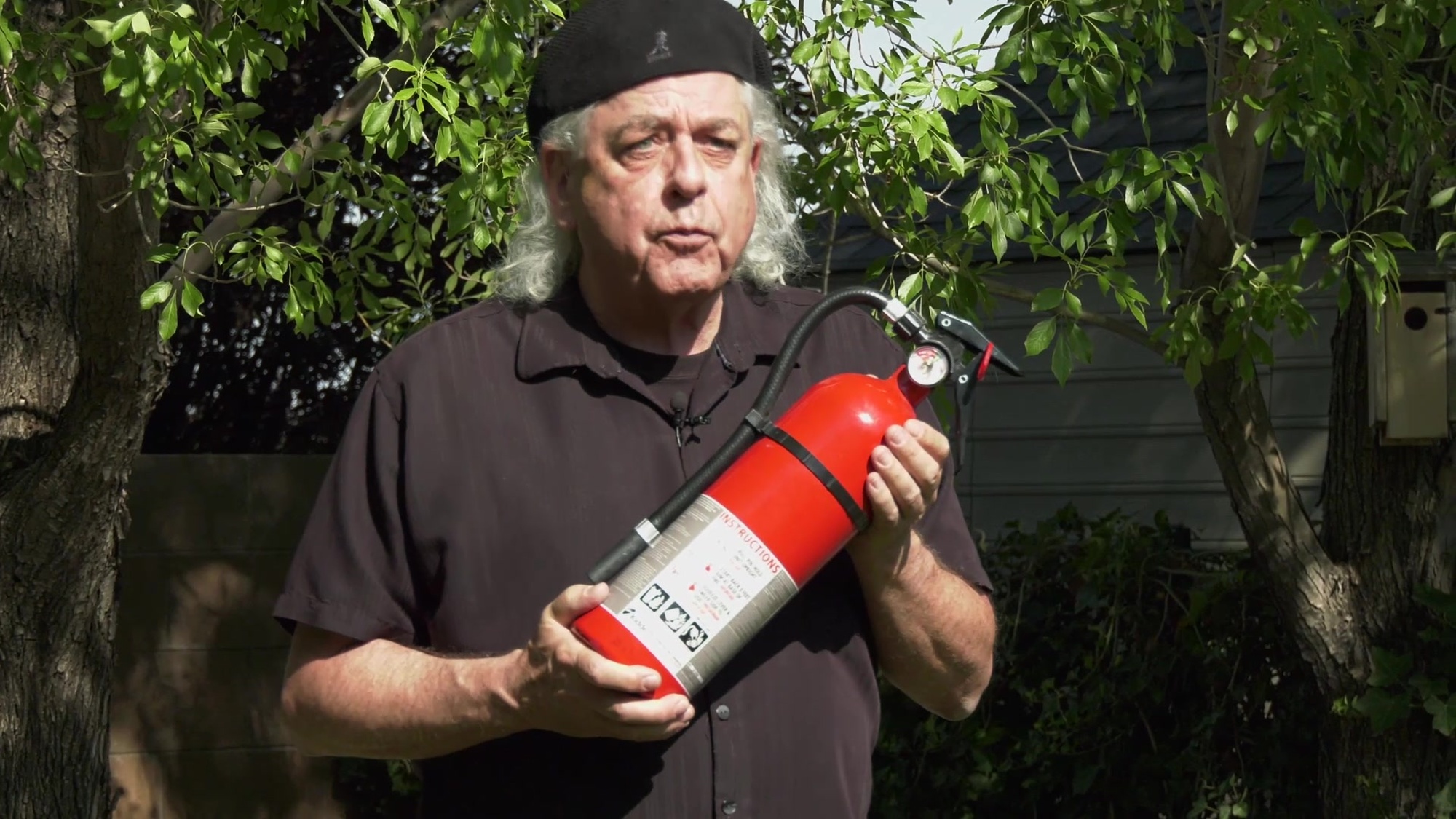 Dr. Love explains what to look for on your fire extinguisher so you don't get burned when you go to use it. Make sure they haven't expired and check that they are in the green.