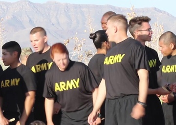 Army medics take APFT before Expert Field Medical Badge competition