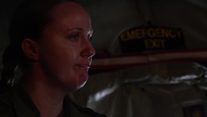 U.S. Air Force KC-135 Stratotanker provides support for U.S. Air Force Aeromedical Evacuation Team