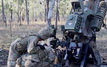 U.S. Artillery Soldiers train to standard in Australia