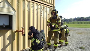 Firefighters Train at MUTC - BRoll