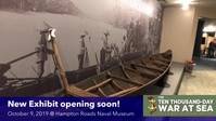 Museum conservators at work in new exhibit at Naval Museum