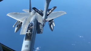 100th Air Refueling Wing refuels F-15 Eagles Sept. 16, 2019