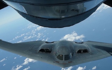 100th Air Refueling Wing flies in formation with B-2 Sept. 16, 2019