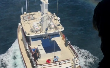 Coast Guard medevacs 91-year-old man from fishing vessel off San Diego
